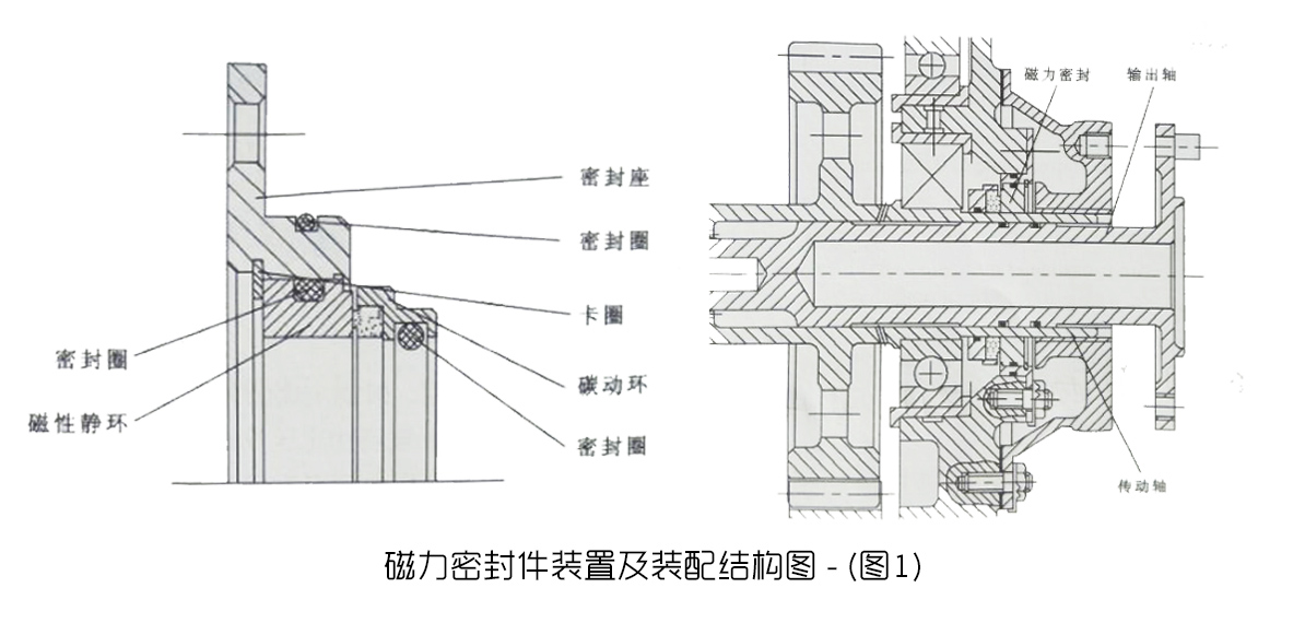 磁力密封圈的結(jié)構(gòu)圖